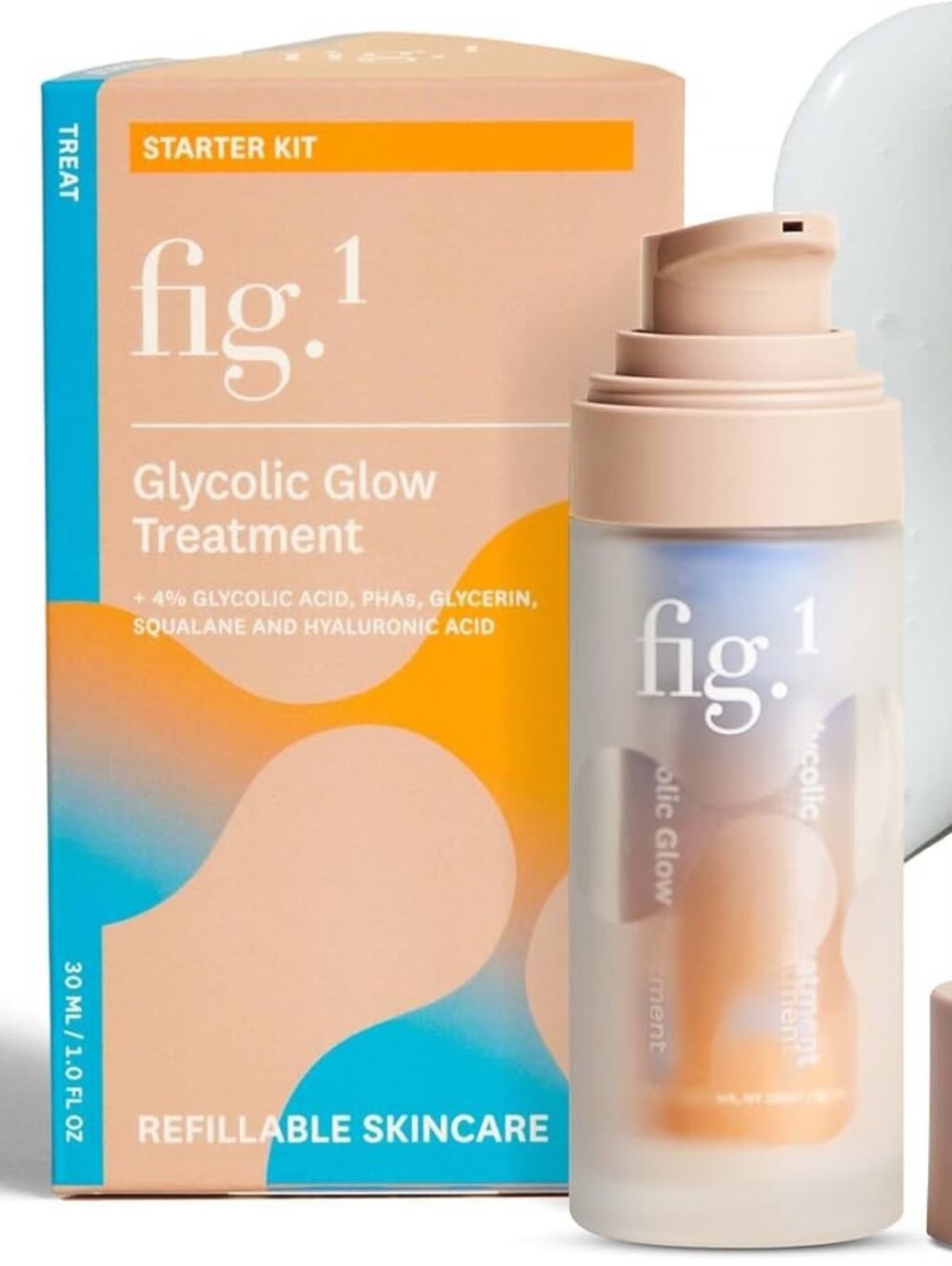 Fig. 1 Glycolic Glow Treatment – Starter Kit - Refillable Skincare
